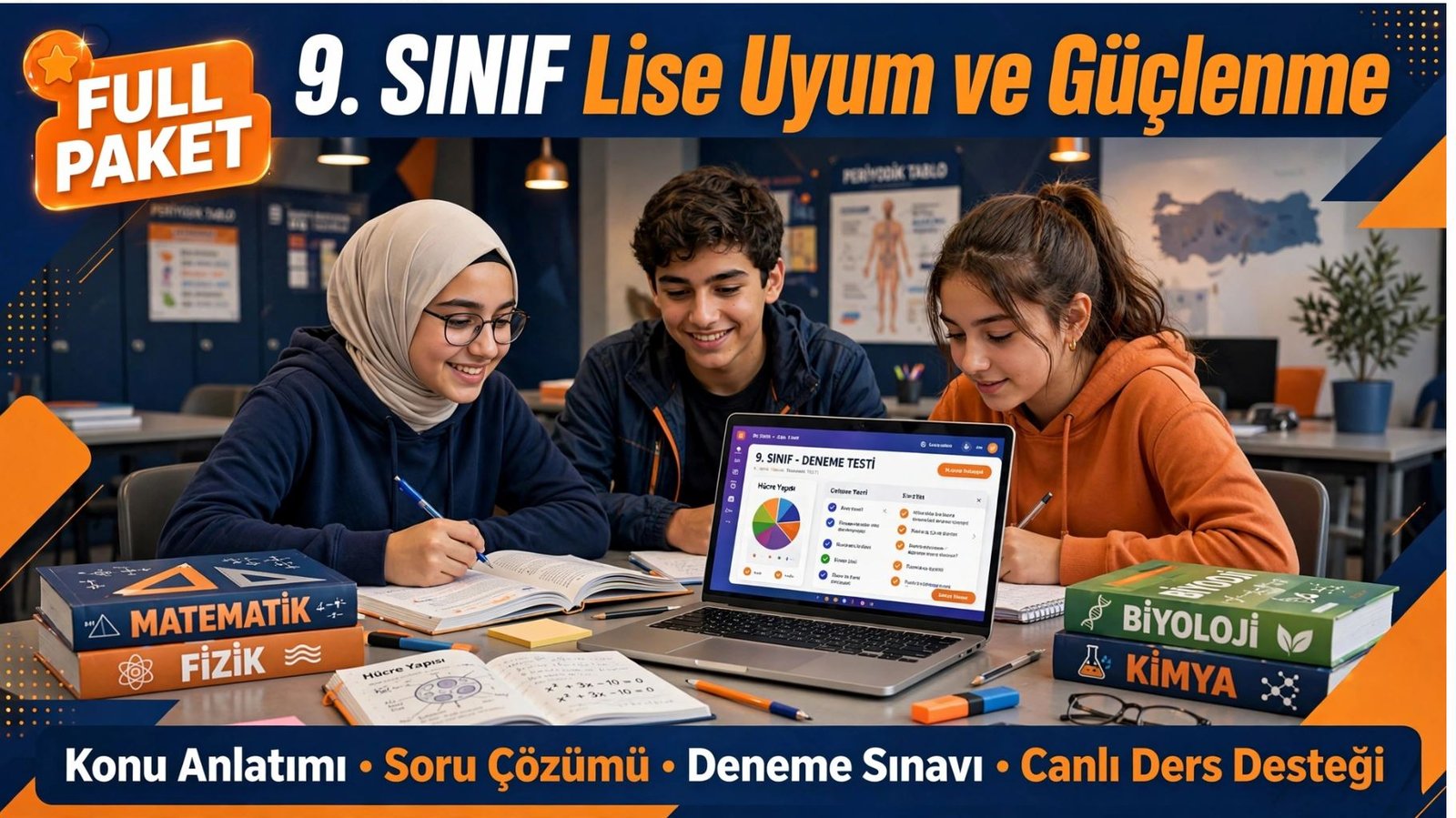 9. Sınıf Lise Uyum ve Güçlenme Programı – Full Paket